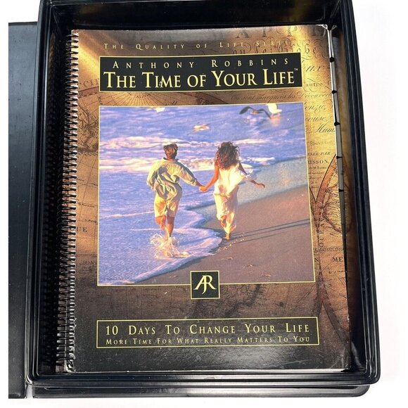Anthony Robbins The Time of Your Life 16 CDs Workbook VHS Summary Cards COMPLETE - Picture 4 of 13